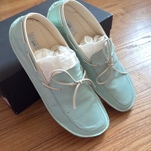 Barney’s New York Leather Boat Shoe Size 8 - Picture 2 of 6